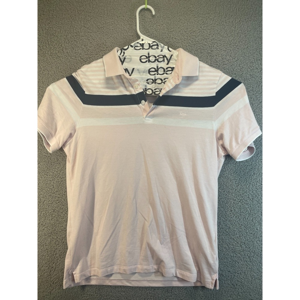 Michael Kors Men's Size L  Short‎ Sleeve Polo Shirt